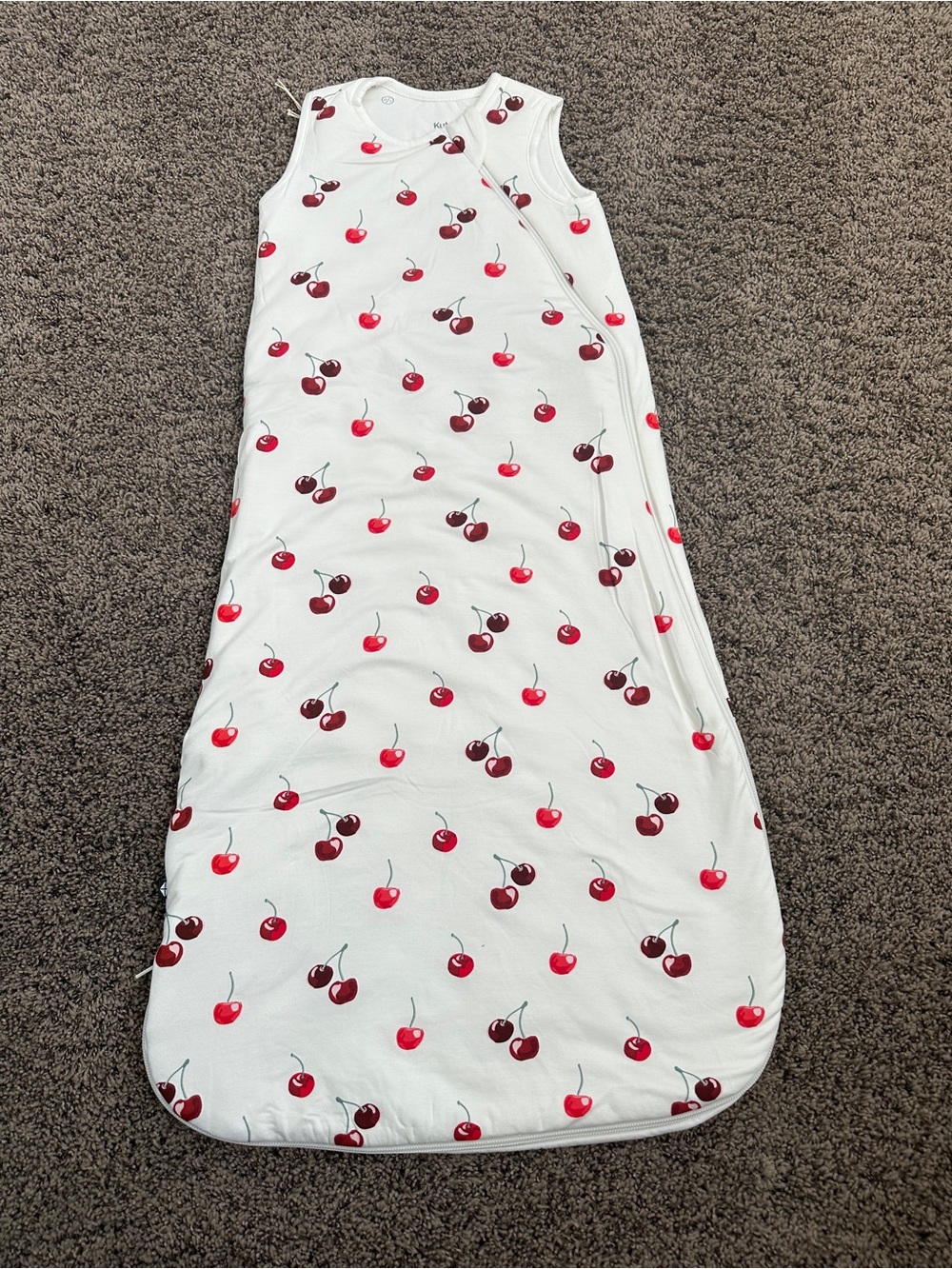 Kyte Baby Red White Cherry Sleep Sack Bag Size Medium 1.0 Tog New